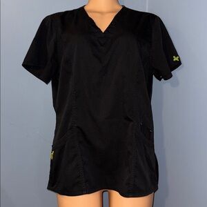 ViVi Scrub Top, Size Large - Classic Black